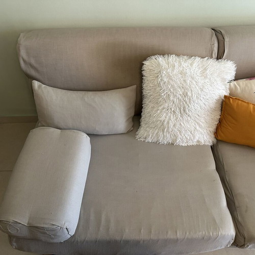 Papadatos sofa 2m used with removable covers
