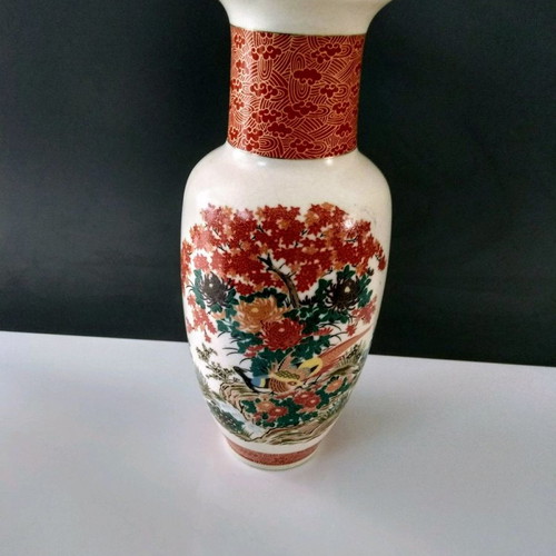 Japanese Satsuma Vase Height 31 cm