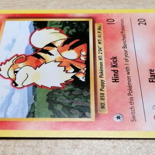 Growlithe Pokémon Card Evolutions 2016 Near Mint