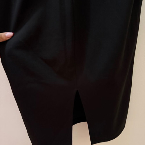 Black Midi Dress MY Tiffany Size XL Like New