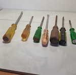 Screwdrivers used, all together