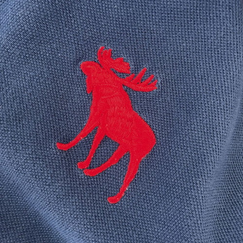 Abercrombie & Fitch Polo T-shirt short sleeve Medium used blue