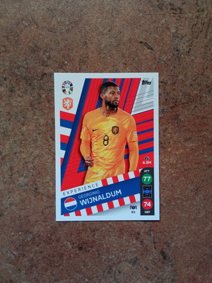 Georginio Wijnaldum Topps Euro 2024 Match Attax συλλεκτική κάρτα