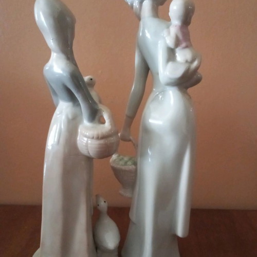 Vintage porcelain decorations used