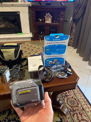 Video camera used with all accessories