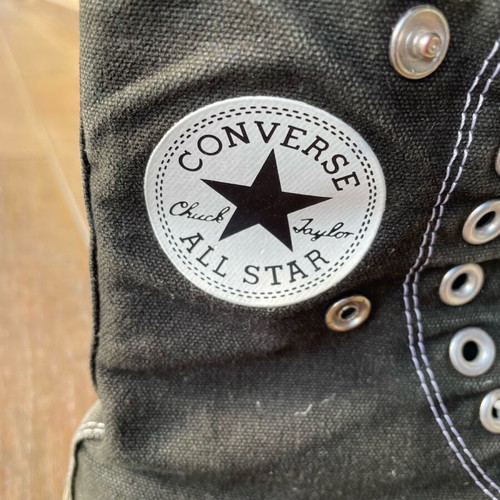 Converse All Star boots used, size 38, black and white