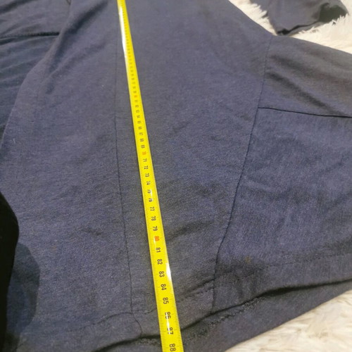 Hooded cardigan like new, thin, long, gray and blue