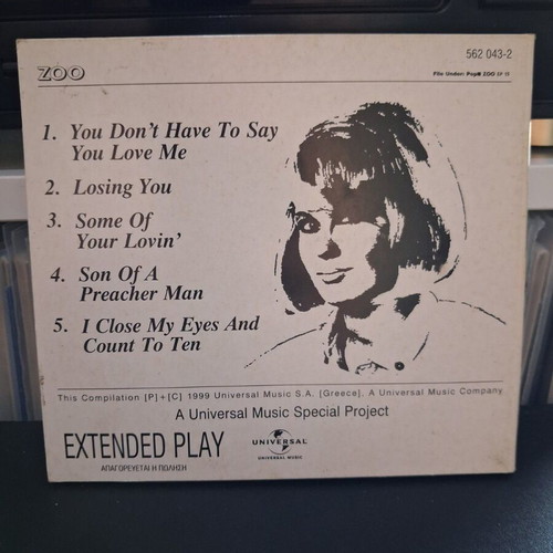 Dusty Springfield 5-Track Extended Play CD used, pop