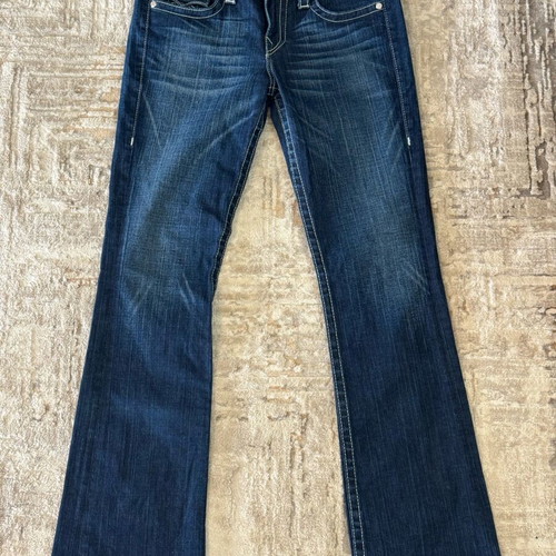 True Religion bootcut pants size L like new, blue