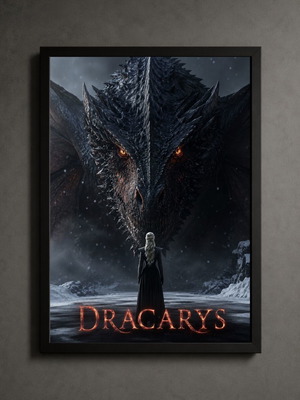Game of Thrones framed print 30x40cm new