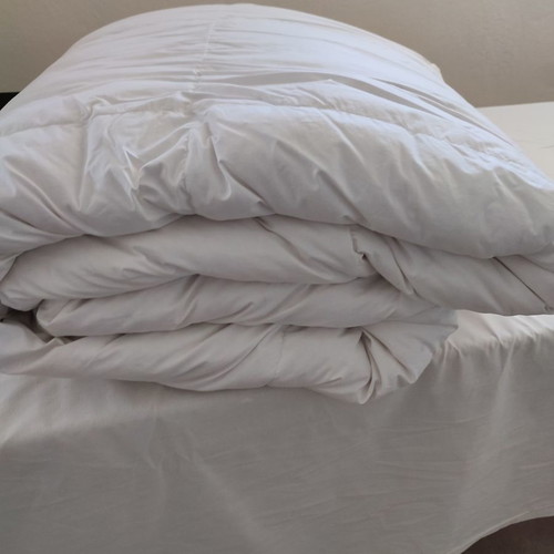 Cocomat πάπλωμα πουπουλένιο 220x220cm με μεταχειρισμένη παπλωματοθήκη