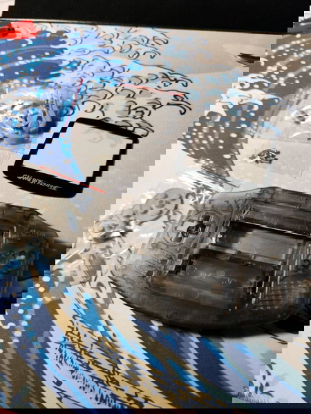 Shell Gameboy advance μαύρο ημιδιάφανο ματ