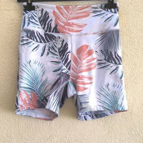 Elastic cycling shorts like new, multicolor, size S