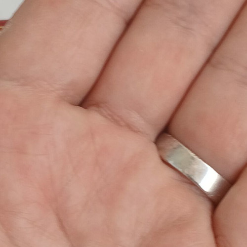 Silver 950 ring, 17 mm
