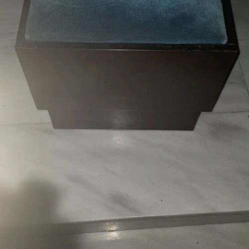 Stool with cushion used, solid wood