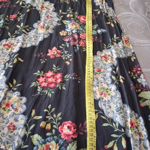Long silk dress like new, multicolored
