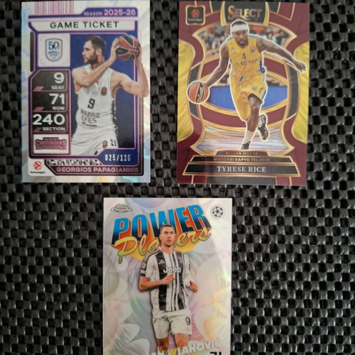 Panini Topps collectible cards like new