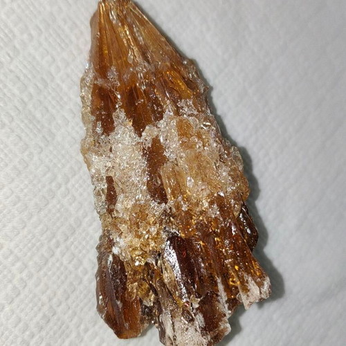 Raw natural amber 38g used, collectible mineral