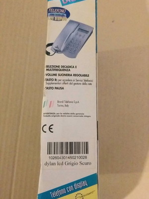 Σταθερό Τηλέφωνο Μαύρο Καινούργιο Made in Italy