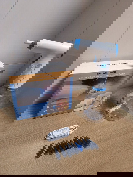 Електрически комплект за отстраняване на ушна кал със SoftSpray Безопасен