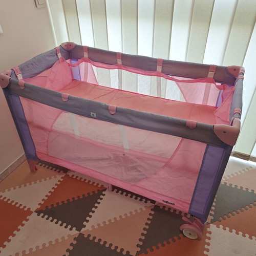 Kiddo Two-Level Playpen Pink Used