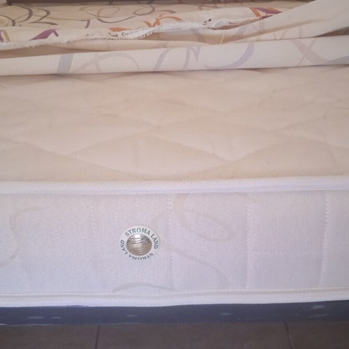 Double Sofa Bed used, opens from below to two beds