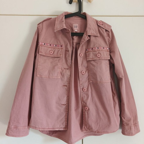 GAP women's cargo shirt, pink apple color, XS