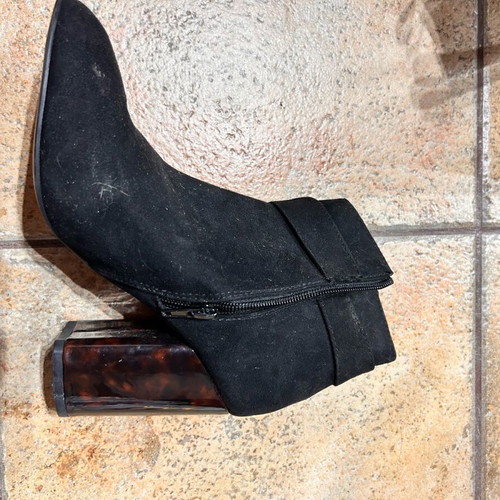 Primark ankle boots used with tortoise shell heel, size 38