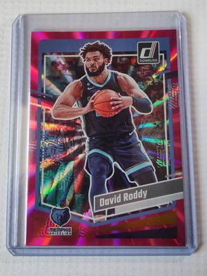 Κάρτα David Roddy Pink Laser Holo Donruss 2023-24 καινούργια