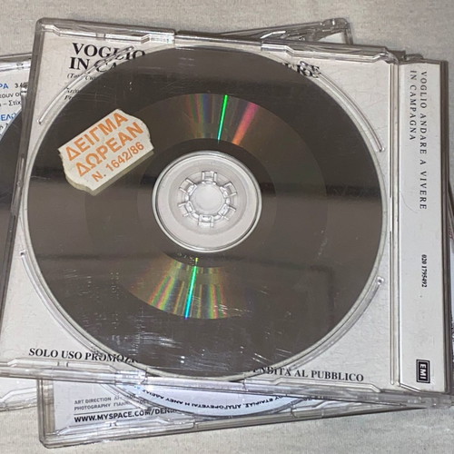 3 CD singles pack with Toto Cutugno, De Niro, Olga Venetsianou
