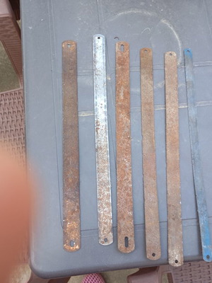 Ρετρό Πλατίνες για Πριόνι Σετ 6 Μεταχειρισμένες από 50s και 60s