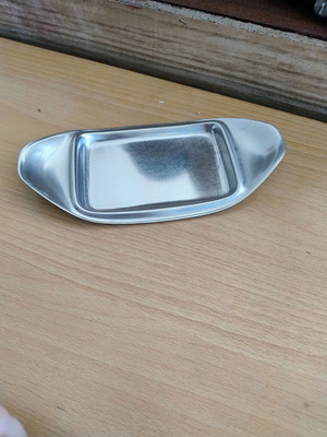 Small metal plate, 22x11 cm