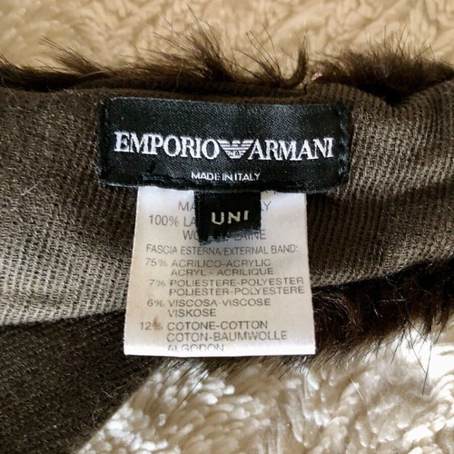 Emporio Armani hat like new, brown