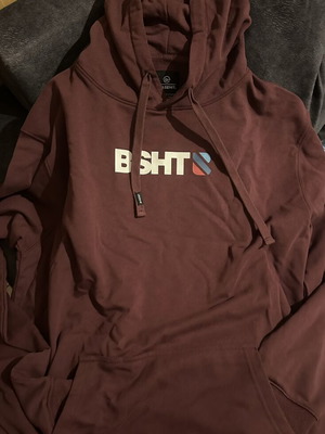 Men's Hoodie No Name XL Burgundy with Kangaroo Pocket