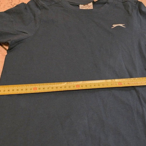 Slazenger Kids T-shirt new, 11-12 years, black and blue