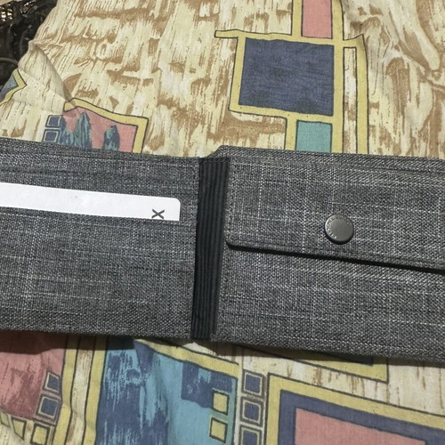 Herschel wallet, grey, lightly used