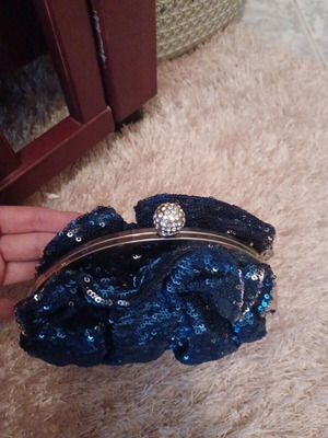 Evening Handbag Blue New