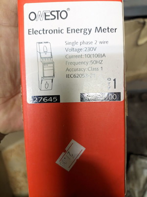 Single-phase rail meter new in box