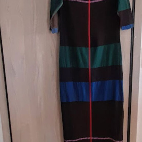 Issey Miyake summer dress size S used, colorful