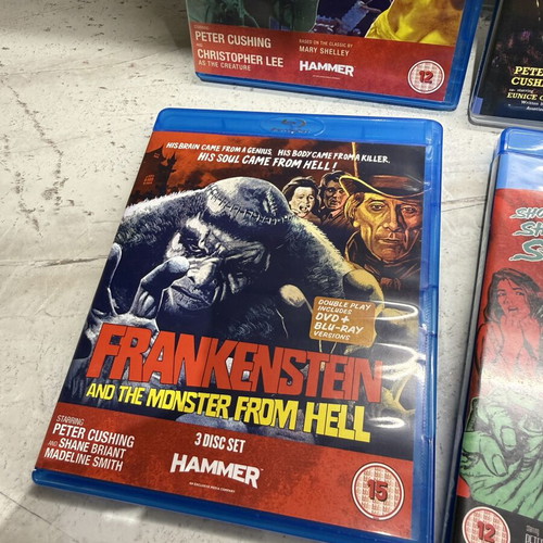 Hammer Frankenstein Collection Blu-ray like new, 4 movies with English subtitles