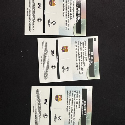 2025/2026 Topps Finest Barcelona Edition trading cards new