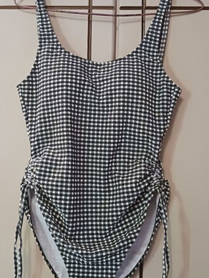 Tezenis one-piece swimsuit Lartz new, size L, black and white