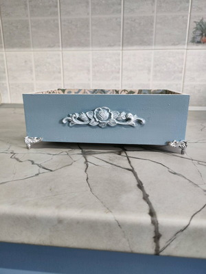 Handmade wooden box new 23x15x9 cm