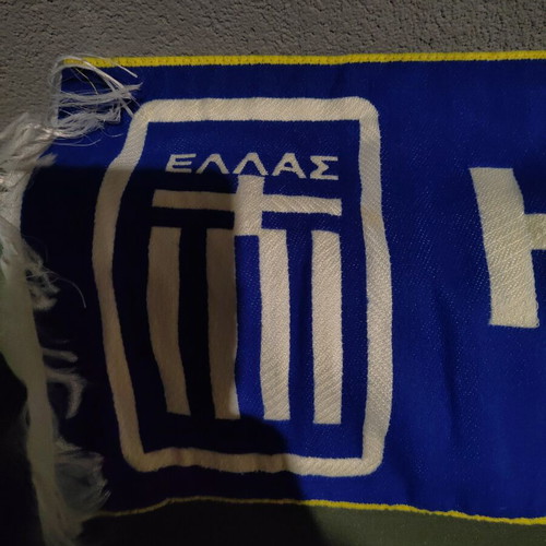 Collectible Greece vs Brazil Matchday Scarf 16/06/2005 Confederations Cup like new