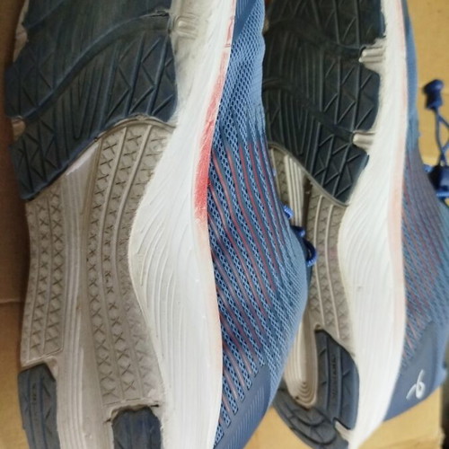 Energetics kids athletic shoes used, blue, size 40