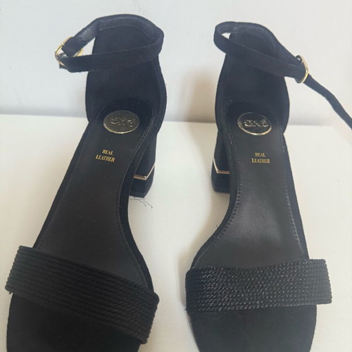 Exe women's sandals black like new, size 37