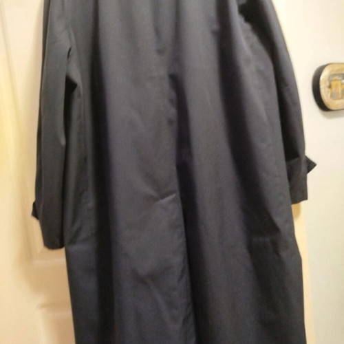 Men's trench coat with inner lining like new, blue, size L