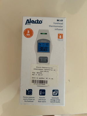 Alecto BC-37 Infrared Forehead Thermometer like new