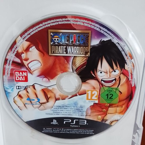 One Piece Pirate Warriors PS3 game like new with booklet