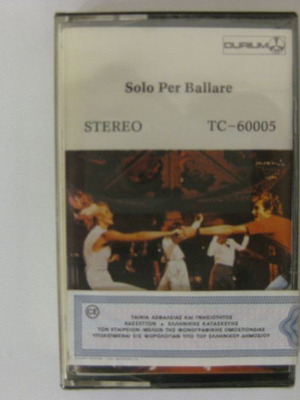 Solo Per Ballare-Various cassette new, sealed